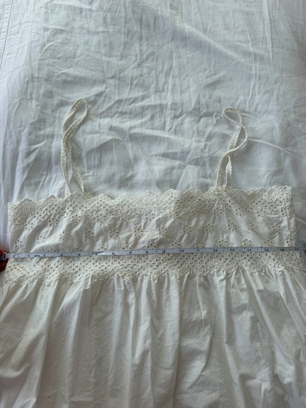 Doen White Eyelet Nightgown Dress - Picture 5 of 7